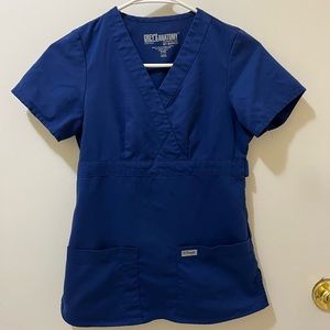 Grey’s Anatomy Mock Wrap Scrub Top